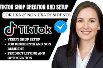 set up tiktok shop for USA and non USA sellers and get tiktok shop approval