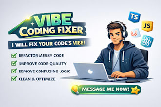 fix your vibe coding issues, refactor messy code, and improve code quality