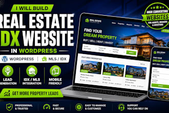 build a real estate website with idx in wordpress for agents and brokers