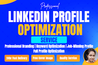 rewrite and optimize linkedin profile for better visibility