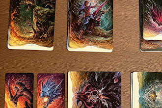 tarot cards, oracle cards, poker cards, card game design