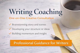 provide individual writing coaching and story feedback