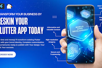 reskin, customize your flutter codecanyon mobile app with custom ui and branding