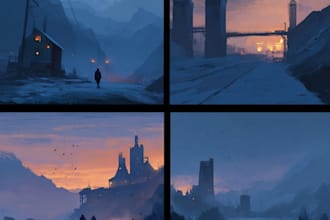 create breathtaking environmental concept art