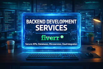 be your back end developer for full stack website development