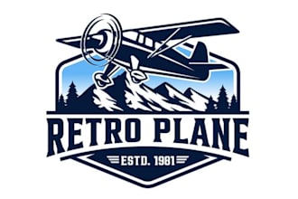 make awesome style for angry jumbo jet plane mascot logo design service