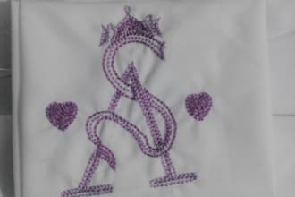 beautiful hand embroidery on handkerchief cotton rumal