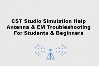 help you troubleshoot cst studio antenna and em simulations