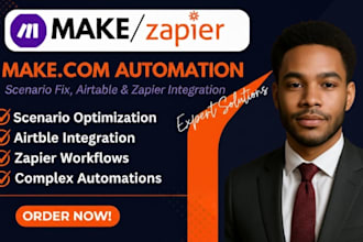 make com automation made com scenario fix make com make com airtable zapier