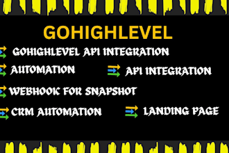 gohighlevel api integration, webhook for snapshot contact automation ghl