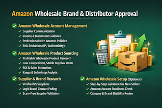 do amazon wholesale brand approval and product research