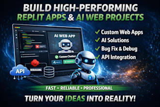 replit app, replit web app, custom ai web app, debug replit app, replit website