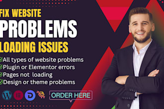 fix website problems erors and loading issues