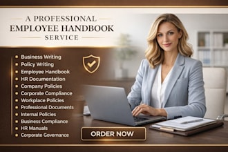write employee handbooks company policies for your business
