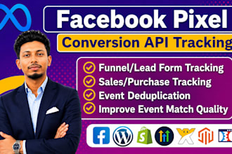 setup meta facebook pixel conversion API tracking for ghl,shopify,wordpress,wix