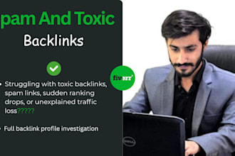 remove spam and toxic backlinks using disavow file