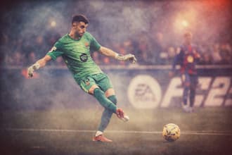 create premium vintage sports edits