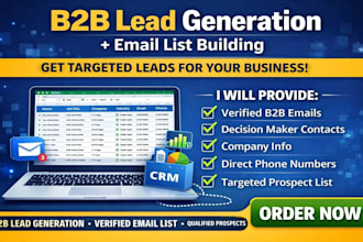 do targeted b2b lead generation, linkedin leads, email list building