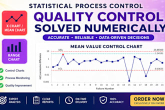 do statistical quality control, spc and control chart analysis