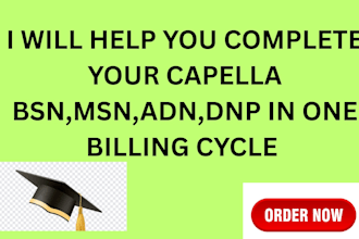 handle capella bsn msn dnp in one billing cycle
