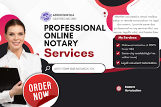 notarize usps form 1583 online same day notary public legal documents fast