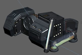 create your amazing 3d spaceship hard surface scifi vehicle spacecraft, starship