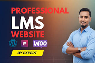 build wordpress lms website, membership site with learndash