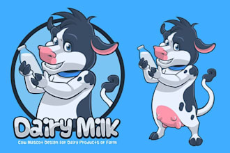 design artwork eco friendly dairy farm logo local producers