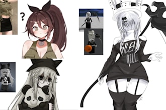 draw roblox anime avatar minecraft anime avatar cartoon anime avatar youtube pfp