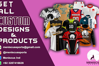 do custom sportswear, athletic wear and apparel design