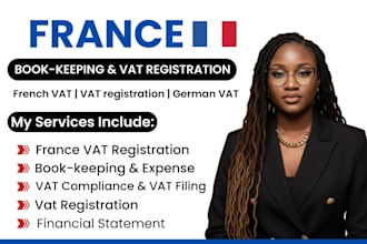 do french vat registration, french bookkeeping, vat return, income tax return