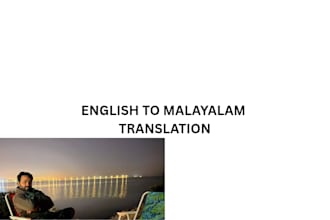 translate english to malayalam and vice versa accurately
