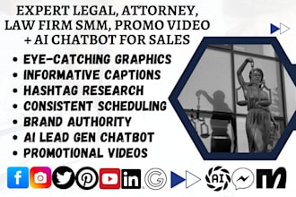be your law firm and attorney SMM for high intent client acquisition