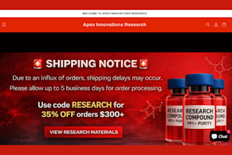 design peptide website peptide store nutraceutical store supplement store