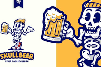 design high quality vintage brewery pub beer logo with t shirt design