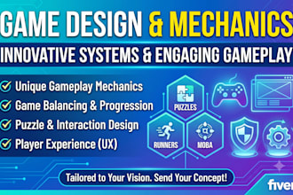 design innovative mechanics to captivate players