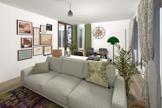 deliver a turnkey interior design project with clear plans and visuals