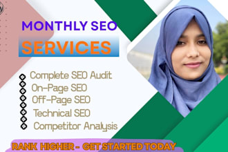 do monthly SEO services for higher google rankings