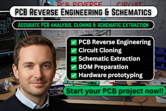 do pcb reverse engineering, circuit cloning