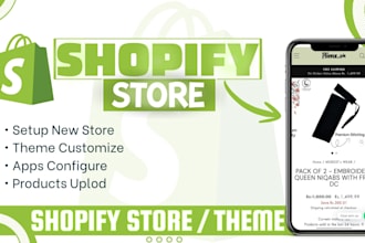 setup and customize your shopify store professionally
