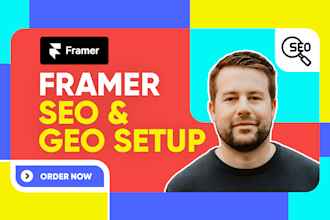 set up framer SEO, GEO, and ai search optimization
