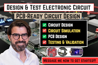 design, simulate, and test electronic circuits for professional pcb design