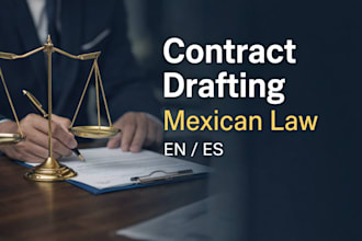 draft a business contract aligned with mexican law en es