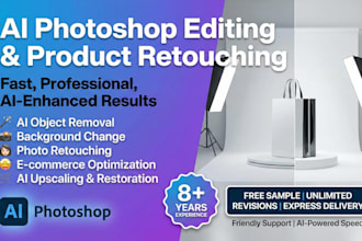 professional photoshop editing and product retouching service