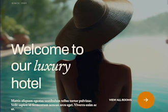 develop hotel booking website