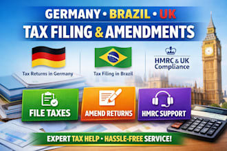 handle germany brazil tax filing amend tax returns hmrc