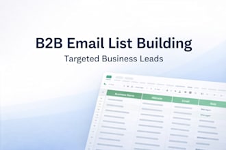 find CEO and founder email list for cold outreach