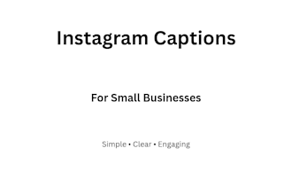 write instagram captions for your business