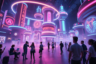 build stunning vrchat world virtual reality world 3d background metaverse world