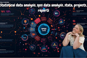 do statistical data analysis, spss data analysis, stata, projects, reports